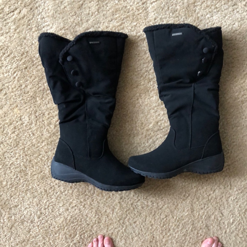 Black Waterproof Warm Boots